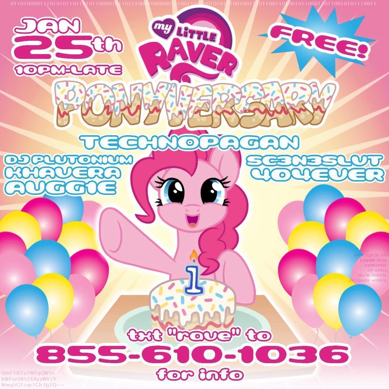 Ponyversary Flyer